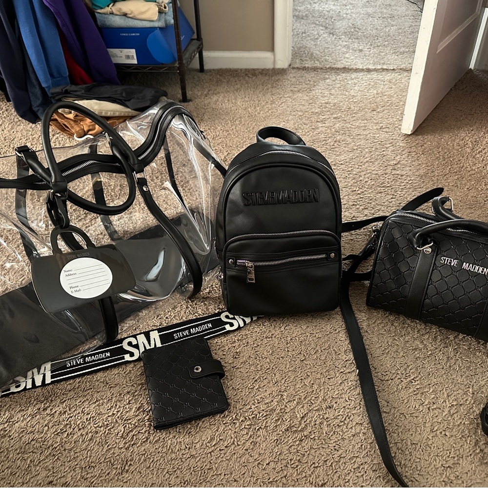 Steve Madden Bundle - weekender/travel bag, backpack, boston bag, & organizer!